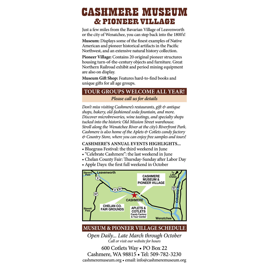 Cashmere Museum Brochure